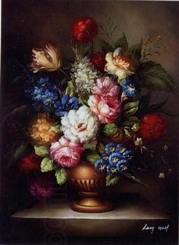 unknow artist Floral, beautiful classical still life of flowers.060 oil painting picture